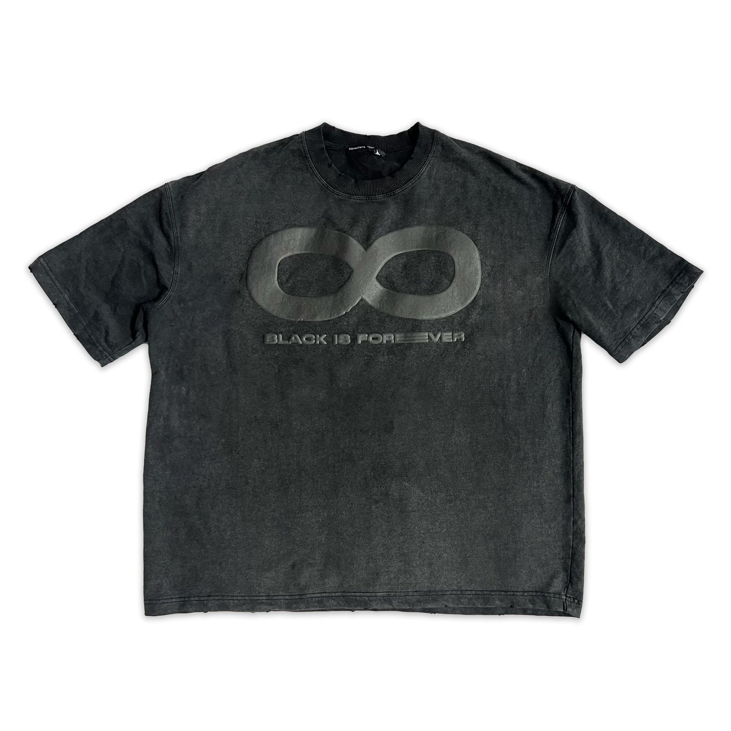 Black is Forever (Oversized)(Distressed)(Shirt)