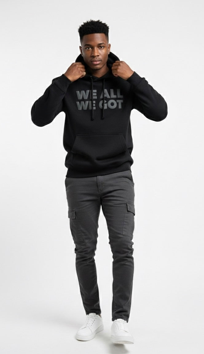 We All We Got (Puff Print Hoodie + Canvas Tote)(Bundle) | Limited Edition BHM 2026
