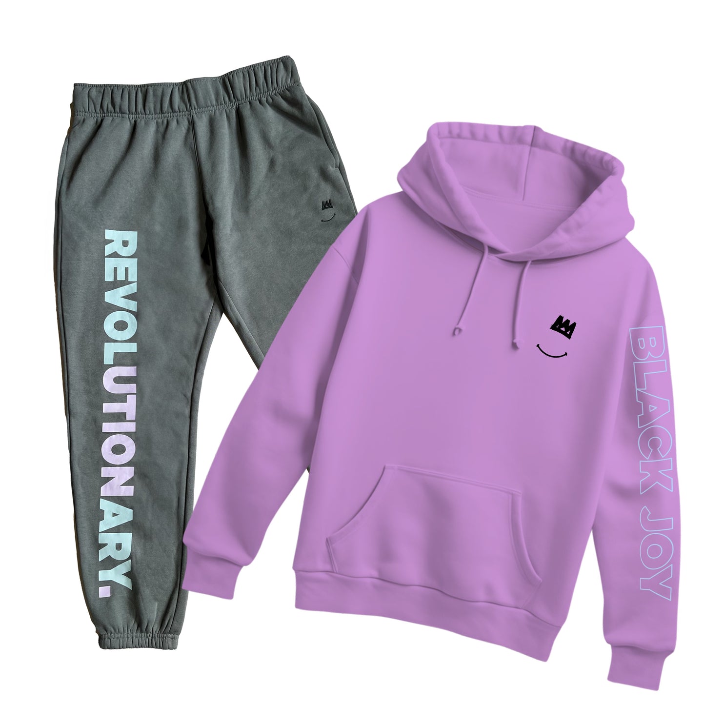 Revolutionary Black Joy (Sweatsuit)(Lavender, Sky Blue, Grey)(Bundle)