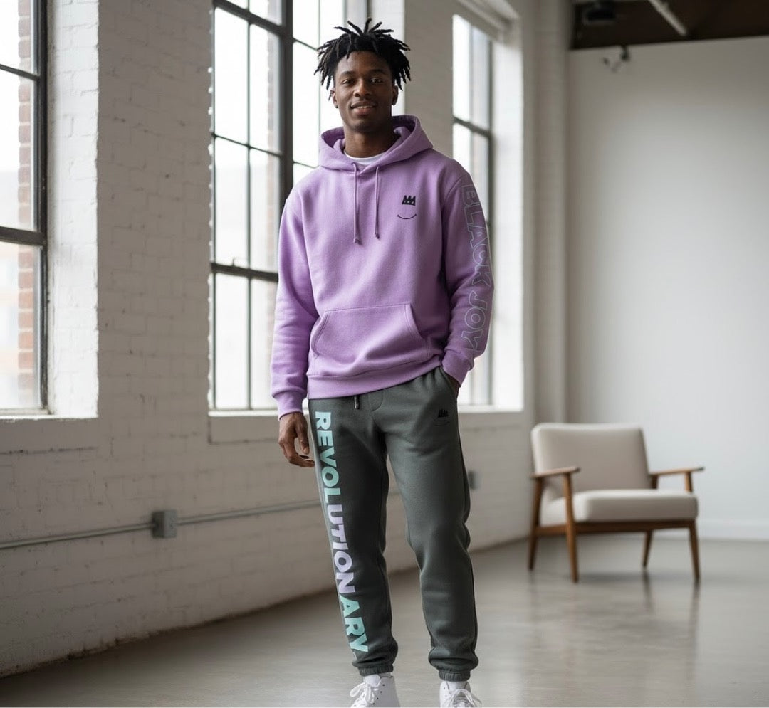 Revolutionary Black Joy (Sweatsuit)(Lavender, Sky Blue, Grey)(Bundle)