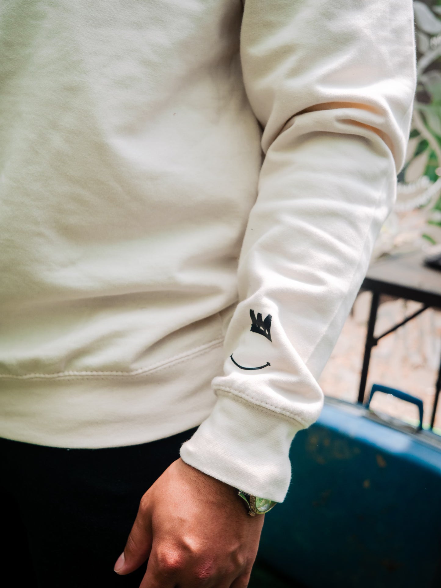 GRATEFUL (Sweatshirt and T-shirt Bundle) (Cream and Sage)