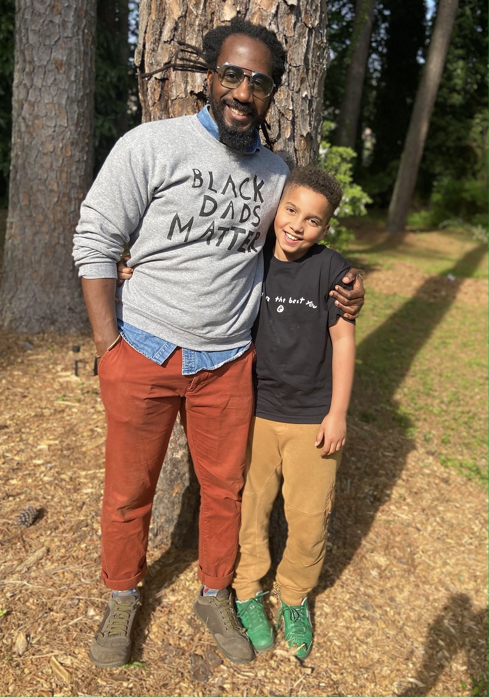 Black Dads Matter (Grey Sweatshirt)