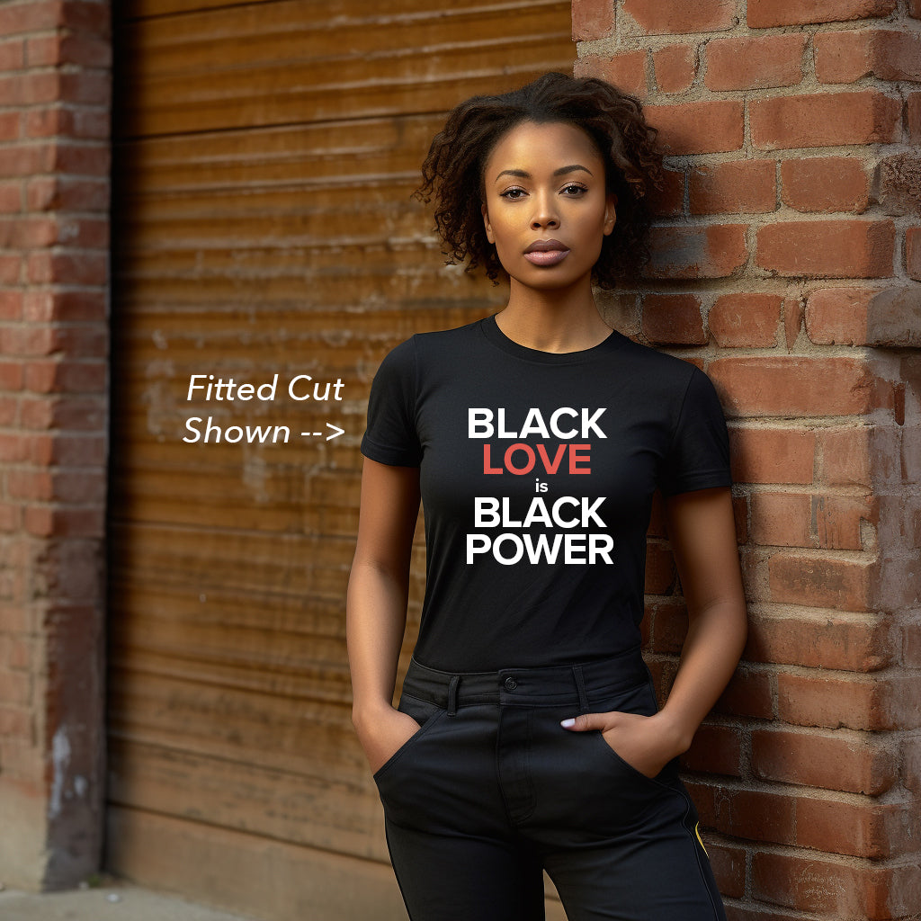 Black Love Is Black Power (T-Shirt)(Black)