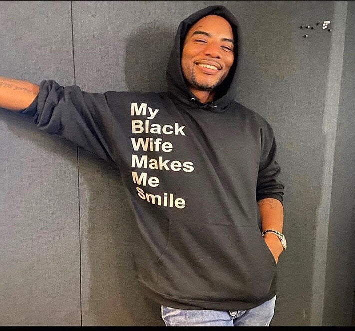My Black Wife Makes Me Smile (Hoodie)