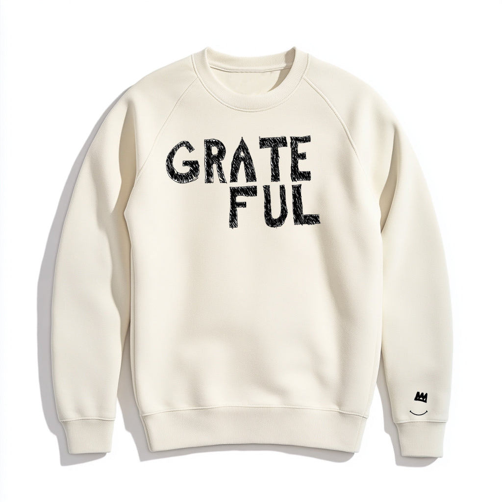 GRATEFUL(Cream) Sweatshirt)